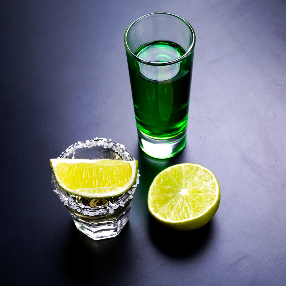 Liqueur menthe citron vert